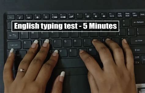 practice typing test 5 minutes